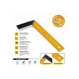 K-Pax KP25 250 mm 25 cm Alüminyum Açılı Ahşap İnşaat Marangoz L Gönye Cetvel 25 cm