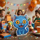 K-POP Derphy Tigers Ayaklı Pano Demon Hunter Huntrix Temalı Mini Fotoğraf Not Panosu 21x20 cm