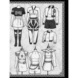 K-POP Fashion Sketchbook: Blank Sheet Notebook for Drawing, Writing, Painting, Sketching or Doodling, 120 Pages, 8.5x11
