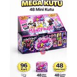 K-Pop I Love Manifest Blackpink Army -Mega Kutu 48 Mini Kutu 96 Kart 48 Sticker 48 Çanta Süsü Seti