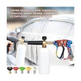 K Serisi İle Uyumlu 5 Nozzle Set Basınçlı Araç Yıkama Tabancası Seti Basınçlı Yıkama Makinesi