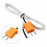 K-type TP-01 Thermocouple Sıcaklık Isı Sensörü 1 Metre Multimetre