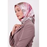 K.Vizon Soft Çiçek Desen Sura İpek Eşarp
