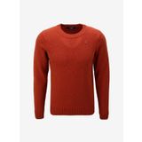 K-Way Klasik Yaka Normal Düz Turuncu Erkek Kazak K2112PW_SEBASTIEN LAMBSWOOL