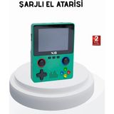 K-Yonlineticaret 3.5 Inç IPS Ekranlı Taşınabilir Oyun Konsolu Ergonomik Çift Tetikli