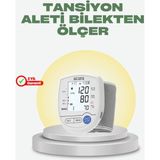 K-Yonlineticaret Akıllı Bilek Tansiyon Aleti Hem Şarjlı Hem Pilli Kolay Ölçüm