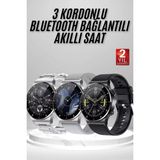K-Yonlineticaret Akıllı Saat Amoled Ekran Bluetooth Bağlantılı Sesli Görüşme Nabız Ölçer