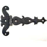 K-Yonlineticaret Antika Tarz Dekoratif Pirinç Kuyruklu Kelebek Menteşe - 94X147 Mm, Oksit - M/M