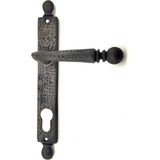 K-Yonlineticaret Antika Tarz Dekoratif Pirinç Misket Wc Banyo Kapı Kolu - 245X34 Mm, Oksit - M/M