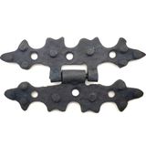 K-Yonlineticaret Antika Tarz Dekoratif Pirinç Yıldız Menteşe - 84X44 Mm, Oksit - M/M