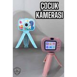 K-yonlineticaret Ayaklı Mini Fotoğraf Makinesi Çocuk Için Eğitici Video Kamera - KY002K-6PQU70 - Çok Renkli