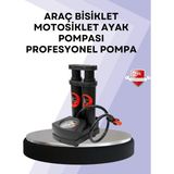 K-Yonlineticaret Basınç Saatli Ayak Pompası Bisiklet ve Araç Uyumlu