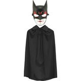 K-Yonlineticaret Batman Maskesi Catwoman ve Batman Pelerini Siyah Set