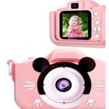K-Yonlineticaret Çocuk Dijital Fotoğraf Makinası 20 Mp Video Kaydedici 2.0 Inç Çift Kameralı