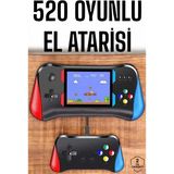 K-Yonlineticaret Gamepad Joystick 500 Oyunlu Retro Oyun Konsolu Tv Bağlantı Özellikli 2 Kişilik Dest