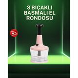 K-Yonlineticaret Geniş Hazneli Manuel Doğrayıcı Ev Tipi Kullanım