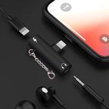 K-yonlineticaret Iphone 3.5mm Kulaklık ve Şarj Dönüştürücü Başlık ADAPTÖR-(5775) - KY002K-6RQGN4 - Kırmızı