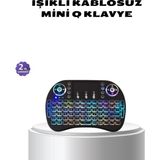 K-Yonlineticaret Işıklı Q Klavye – Entegre Touchpad, Ergonomik Tasarım ve Türkçe Karakter Desteği