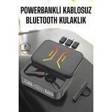 K-Yonlineticaret Kablosuz Bluetooth Kulaklık Powerbankli Uzun Pil Ömrü Yüksek Ses Kaliteli