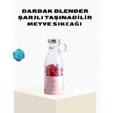 K-Yonlineticaret Kablosuz Taşınabilir Mini Blender – USB Şarjlı, 1200MAH - Standart