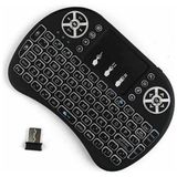 K-Yonlineticaret Kablosuz Türkçe Q Klavye Rgb Işıklı Televizyon Ps3 Dokunmatik Mouse