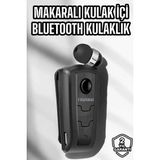 K-Yonlineticaret Makaralı Bluetooth Kulaklık Kulak Içi Android Ios Uyumlu Titreşimli