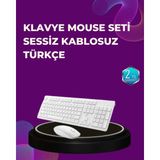K-Yonlineticaret Ofis ve Ev Kullanımı Için Kablosuz Klavye Fare Seti - Ergonomik ve Pratik