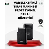 K-Yonlineticaret Pistonlu ve Örgülü Ağ Başlıklı Kart Tipi Traş Makinesi – Hafif, Güvenli, USB Şarjlı