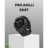 K-Yonlineticaret Pro Bluetooth Akıllı Saat – Kalp Atış, Kan Basıncı ve Uyku Takibi