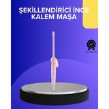 K-Yonlineticaret Profesyonel Saç Maşası 9mm Seramik Kaplama Ince Bukle Maşası