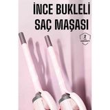 K-Yonlineticaret Saç Maşası 10MM Ince Bukle Taşınabilir Saç Kıvırma Çubuğu