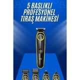 K-yonlineticaret Tıraş Makinesi Şarjlı 5 Başlıklı Burun ve Kulak Temizleme - KY002K-6PR2N9 - Renkli