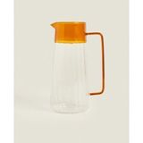 K-Yonlineticaret Turuncu Detaylı Cam Sürahi 1600 ml - M/L