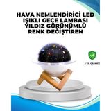 K-Yonlineticaret USB Bağlantılı Projektör Işıklı Taşınabilir Mini Hava Nemlendirici ve Aroma Difüzör