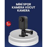 K-Yonlineticaret Vlog, Seyahat ve Günlük Video Çekimleri Için Mini Kamera