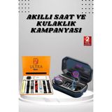 K-Yonlineticaret Yeni Nesil Akıllı Saat ve Bluetooth Kulaklık Kampanyası Dijital Göstergeli Powerban