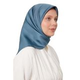 K.Zümrüt Çift Taraflı Twill İpek Eşarp