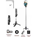 K03 Tripod Bluetooth Kumandalı Selfie Çubuğu Monopod