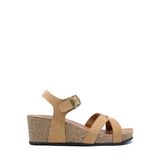 K15009 Kifidis Soft Step Kadın Dolgu Topuklu Mantar Sandalet 36-41