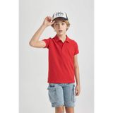 K1689A6/RD256 Defacto Erkek Çocuk T-shirt RED