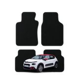 K2 CARPET Citroen C3 3. Nesil (2016 Sonrası) Özel Kesim Tam Uyumlu Lüx Oto Halı Paspas Citroen C3 Paspas