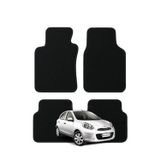 K2 CARPET Nissan Micra 4. Nesil (2010-2020) Özel Kesim Tam Uyumlu Lüx Oto Halı Paspas Nissan Micra Paspas , Nissan Micra Halı Paspas
