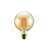 K2 Global Kes606 6 Watt G95 Led Rustik Glop Ampul - Sarı Işık (2700K)