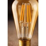 K2 Global Rustik LED Filament Ampul ST64 6W 2700K Gün Işığı E27 660 Lümen Dekoratif Ampul