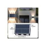 K2 Güneş Enerjili Led AplikSolar Enerjili Bahçe Aydınlatma 30w 3 renk