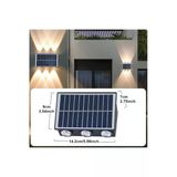 K2 K2 Güneş Enerjili Led Aplik Solar Enerjili Bahçe Aydınlatma (Dış Mekan) 30 Watt 3Renk