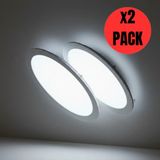 K2 Kdl 401 Slim LED Panel Spot Gömme 2'adet 12W 1020 Lümen - BEYAZ-6500K