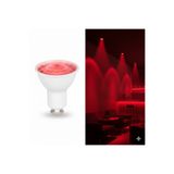 K2 KES049R GU10 LED Spot Ampul 7W Kırmızı Işık (Dekoratif & Ambiyans Aydınlatma)