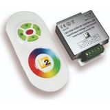 K2 KLD102 Uzaktan Kumandalı Rgb LED Kontrol Paneli 18A – LED Şerit Kumanda - 0 - Siyah
