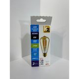 K2 LED Fılament Bulb Rustik Ampül KE605 - Sarı